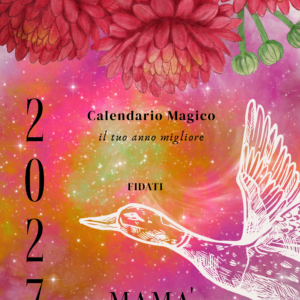 Calendario illustrato 2027 con rituali e consigli di crescita personale